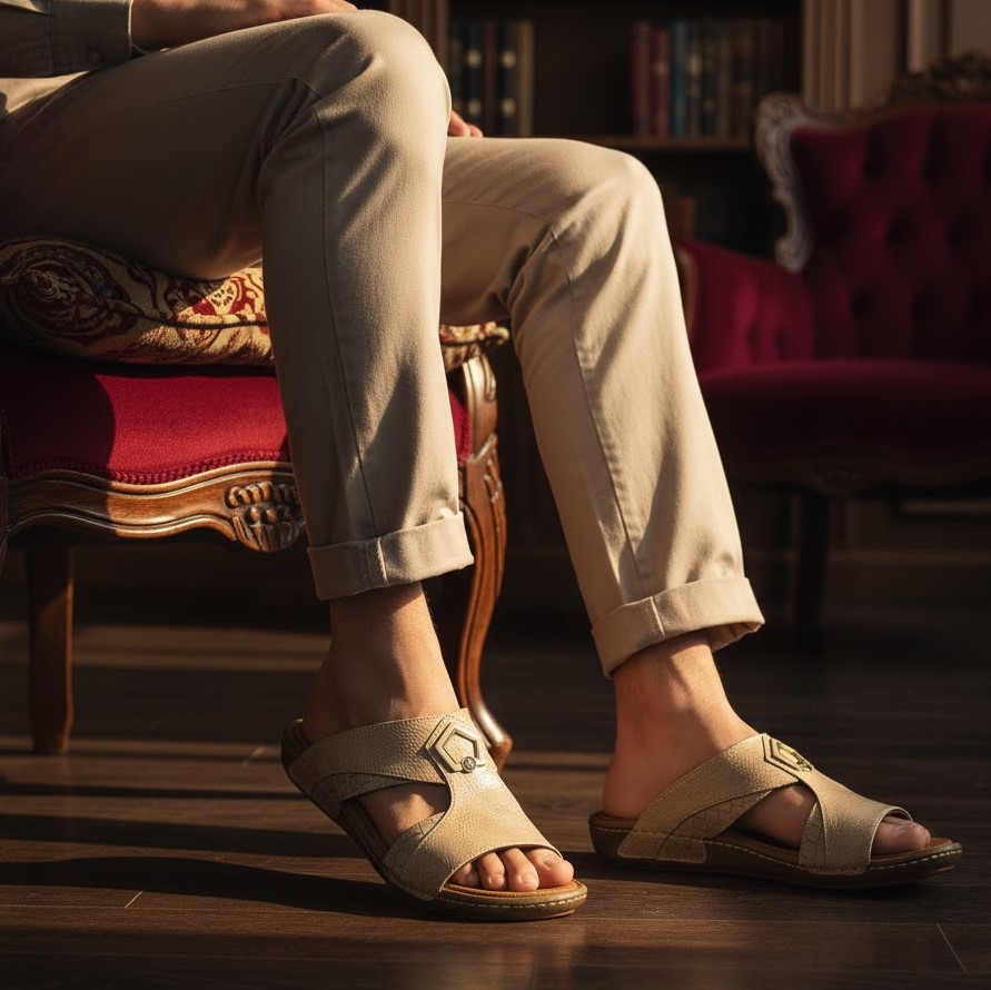 خرید آنلاین صندل مردانه پاپوک مدل 107 کد 27